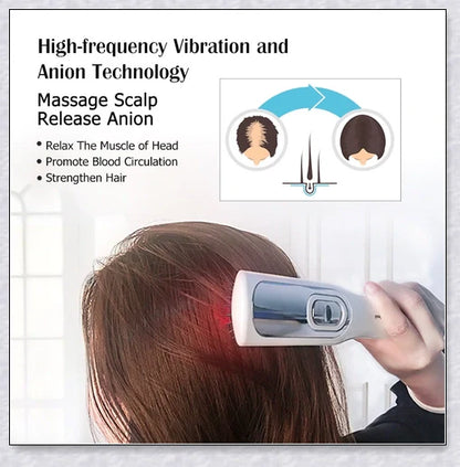 Laser Hair Growth Comb with advanced technology for rapid hair regrowth and thicker, healthier hair