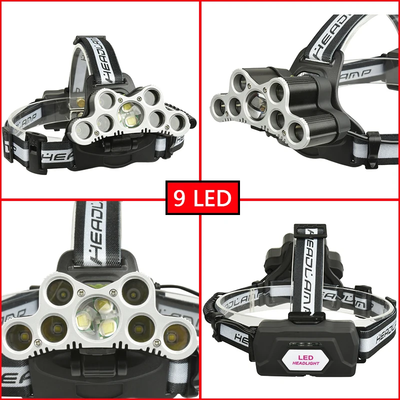 Dazzling LED Headlamps with 6 versatile lighting modes, rechargeable batteries, and adjustable tilt for Kiwi outdoor adventures