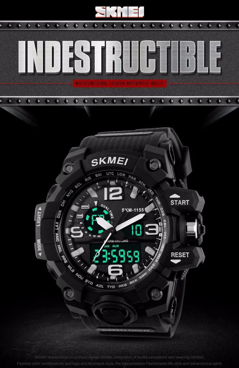 Robust and waterproof tactical wristwatch with Japanese movement, durable rubber strap, and 50m water resistance for active New Zealand lifestyle