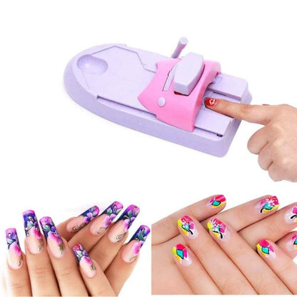 Stylish Nail Art Printer - Compact, Cordless Nail Printing Machine for Effortless, Salon-Quality Nail Designs at Home