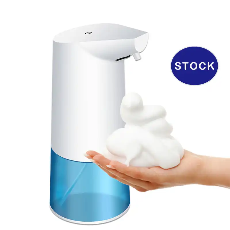 Sleek, hands-free automatic soap dispenser with infrared sensor and foaming mechanism for hassle-free handwashing