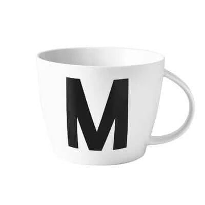 Personalized Initial Ceramic Mug with Sleek Minimalist Design and Eco-Friendly Materials