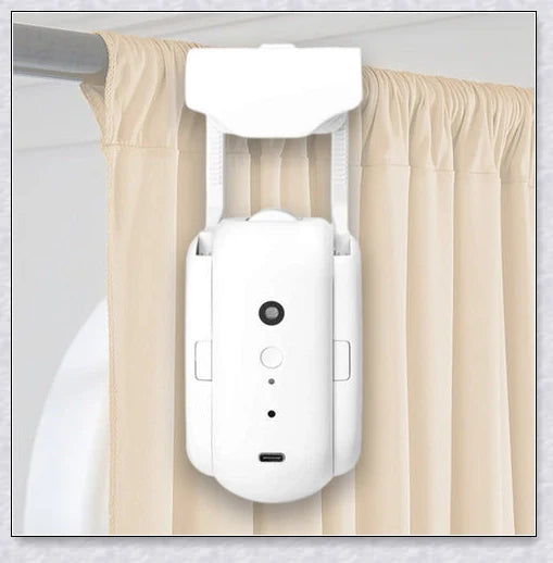 Switchbot smart curtain automation device that allows you to open and close curtains using voice commands or a mobile app