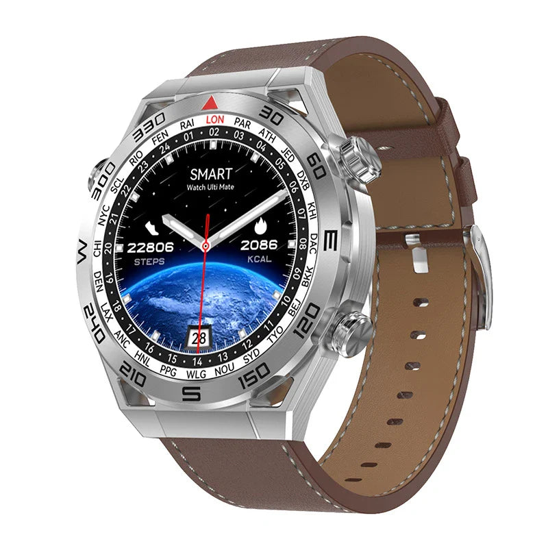 Stylish smart sports watch with alloy construction, waterproof design, and comprehensive fitness tracking features for the active Kiwi lifestyle