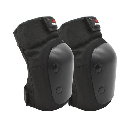 A pair of black Anti-Fall Arm Guards, featuring elbow and knee pads for outdoor sports and activities.