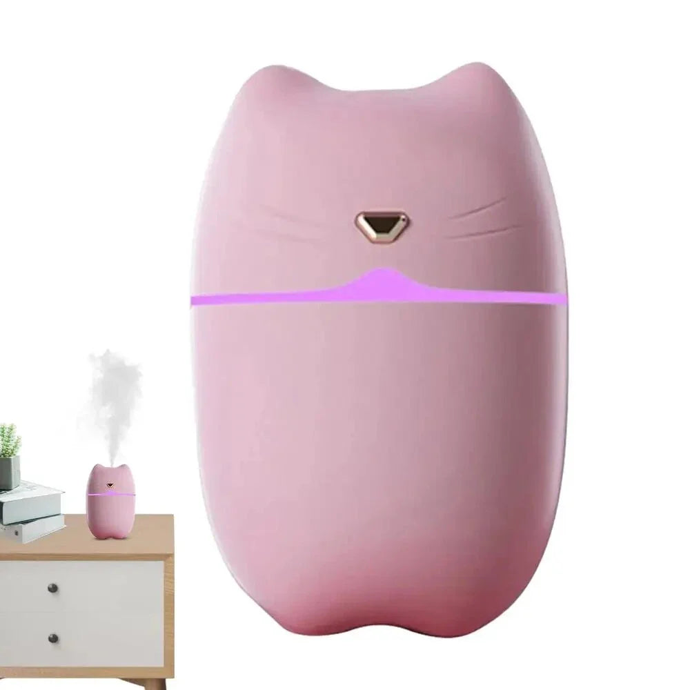 Portable car indoor humidifier with large water tank, quiet operation, and aromatherapy function