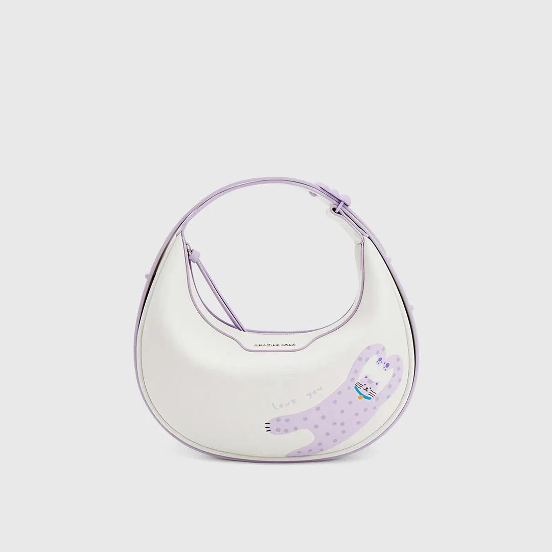 Stylish and functional Half Moon Bag in a chic pink colour, perfect for the modern Kiwi consumer