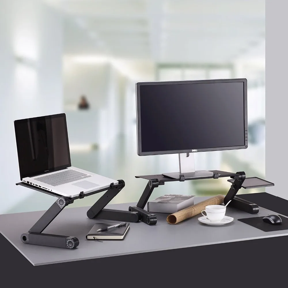 Comfy, adjustable, and foldable laptop desk with ventilation for tech-loving Kiwis