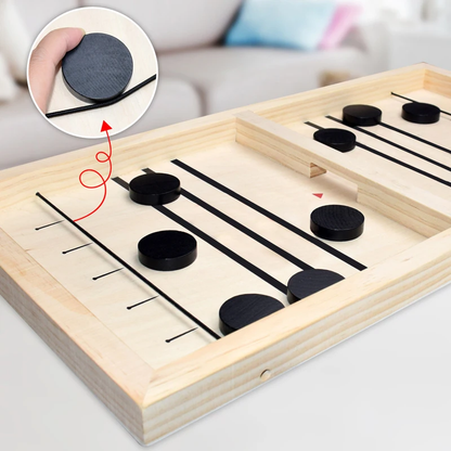 Fast Sling Hockey Board Game - A thrilling eco-friendly table hockey game for Kiwi families