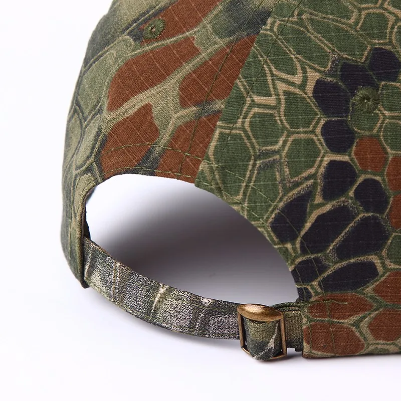 Versatile Camouflage Cap with adjustable fit and breathable polyester fabric, perfect for outdoor activities in New Zealand