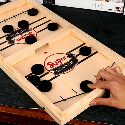 Fast Sling Hockey Board Game - A thrilling eco-friendly table hockey game for Kiwi families