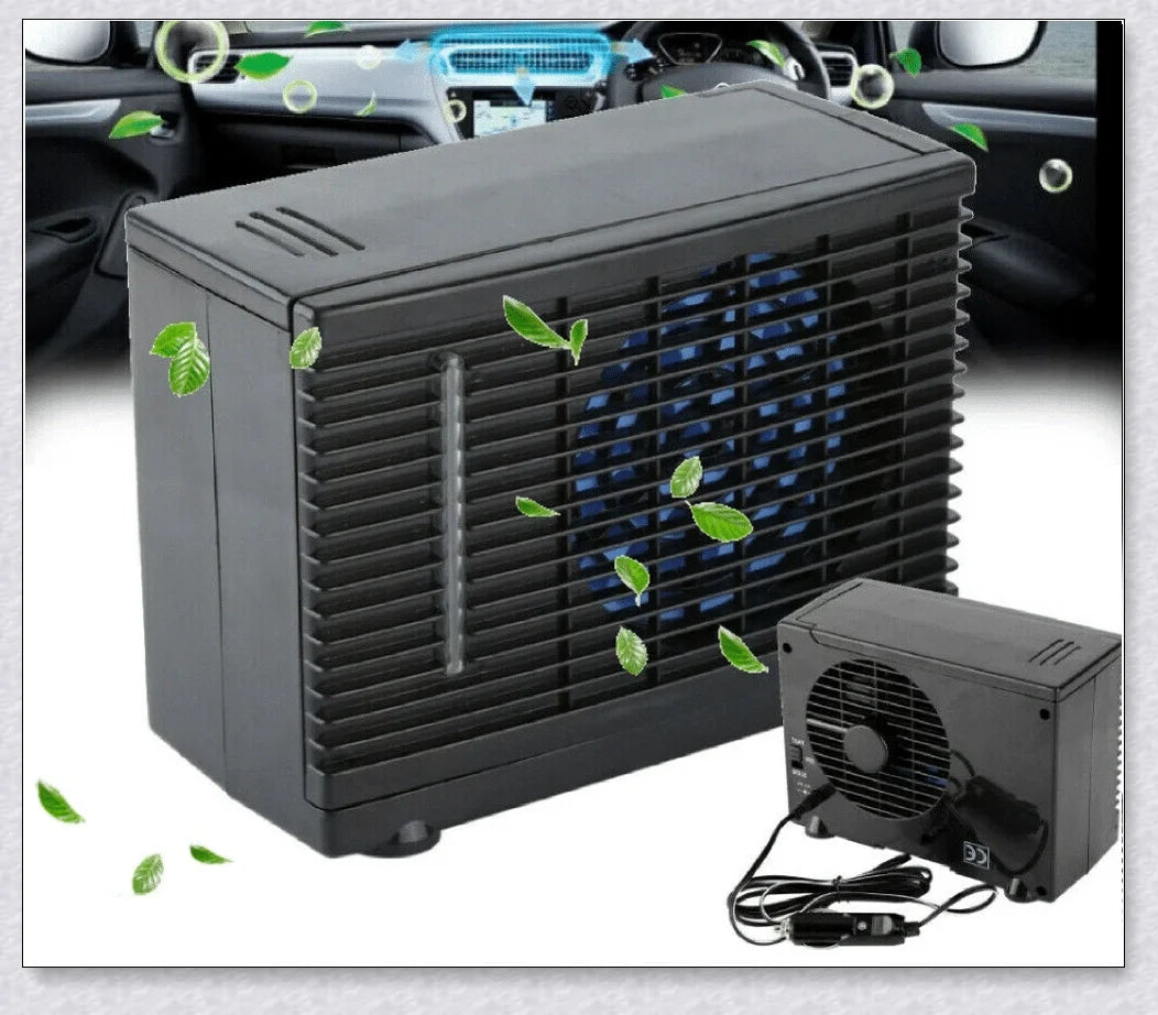 Chilly Kiwi Portable Car AC System - A premium portable car air conditioner with evaporative cooling and adjustable speed settings for Kiwi drivers