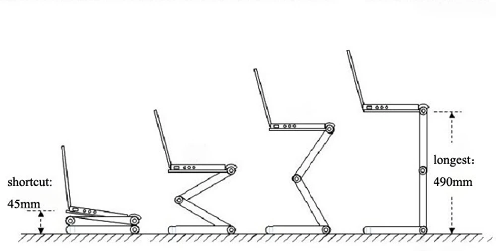 Comfy, adjustable, and foldable laptop desk with ventilation for tech-loving Kiwis