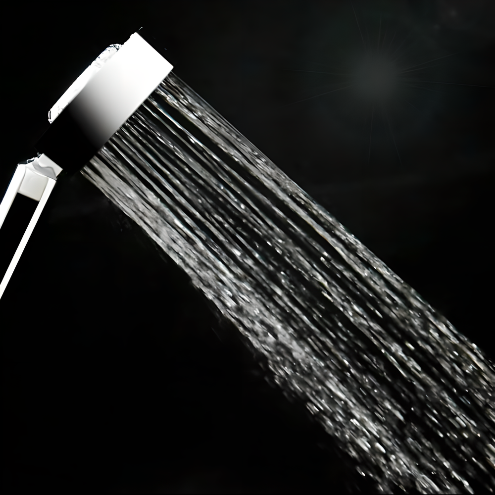 Dual-sided shower head with three spray modes and integrated shampoo holder - the ultimate bathroom upgrade for busy Kiwis