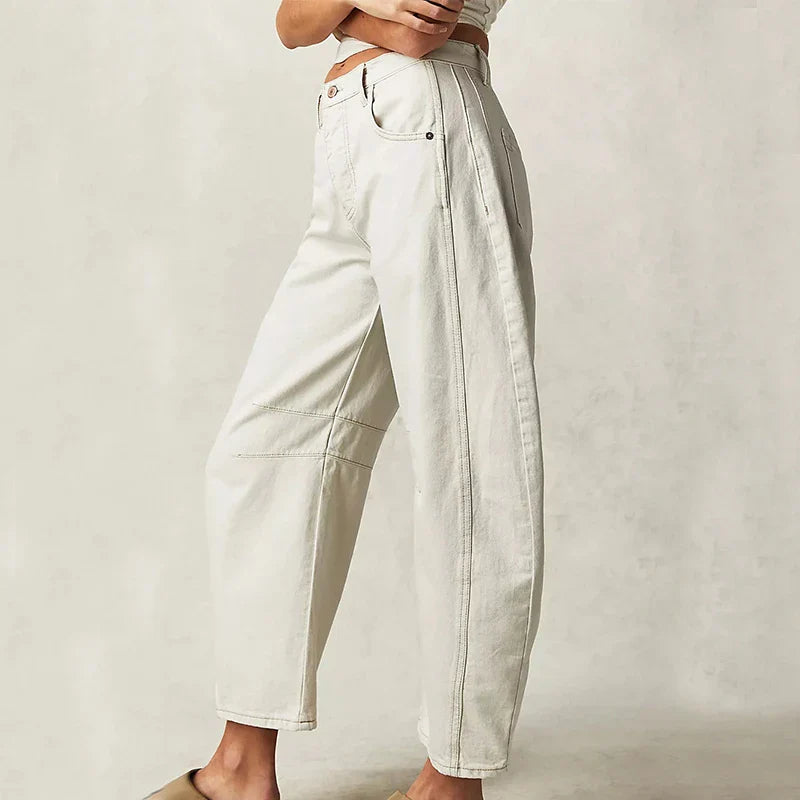 Fashion Loose Wide-leg Pants in Light Blue for Women - Comfortable and Stylish Summer Trousers