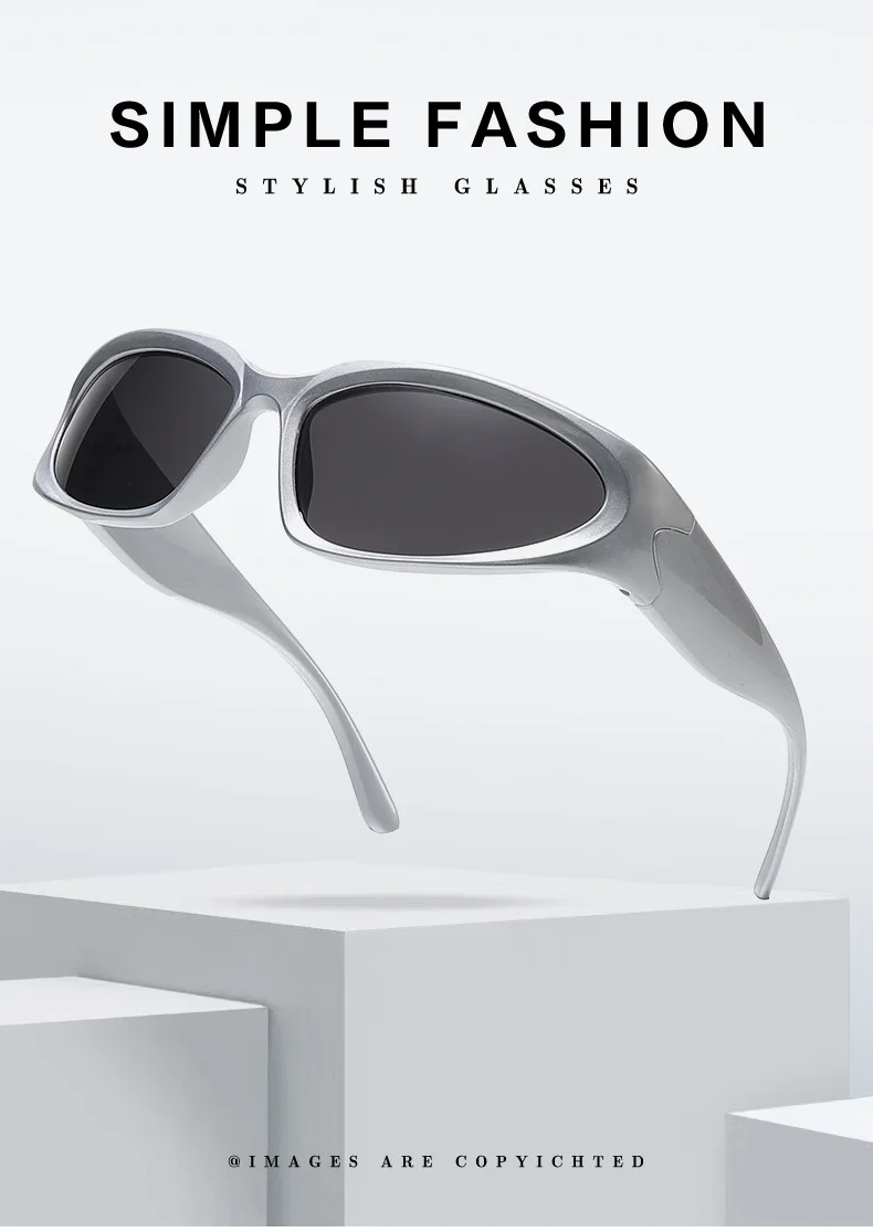 Stylish mirror sunglasses with a futuristic design, providing 100% UV protection and anti-reflective coating for Kiwis