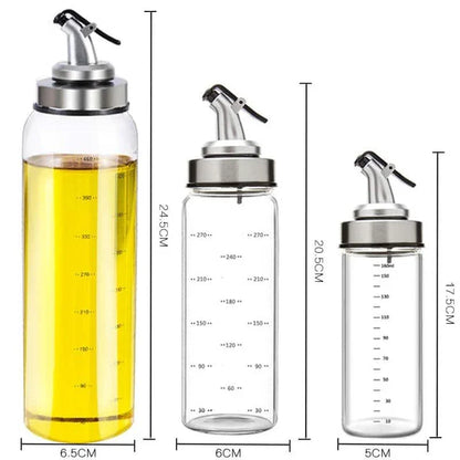 Trendha Glass Bottle Dispenser - A sleek and practical kitchen accessory for seamless seasoning and flavour control