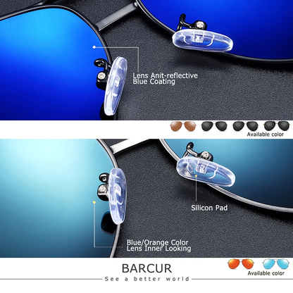 BARCUR Premium Anti-UV Polarized Unisex Aviator Sunglasses in a variety of stylish colours