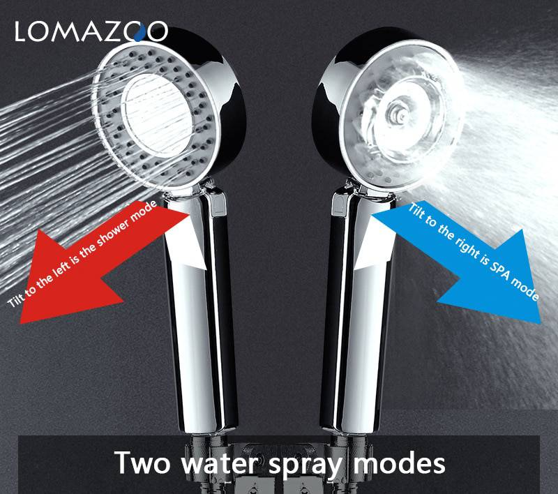 Dual-sided shower head with three spray modes and integrated shampoo holder - the ultimate bathroom upgrade for busy Kiwis