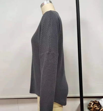 Comfy, cosy grey cardigan with a single-breasted design, perfect for everyday wear in New Zealand