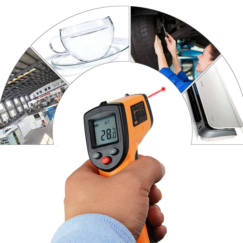 Digital Infrared Thermometer Gun - Precise, Portable, and Versatile Temperature Measurement Tool for Kiwi Homes and Businesses
