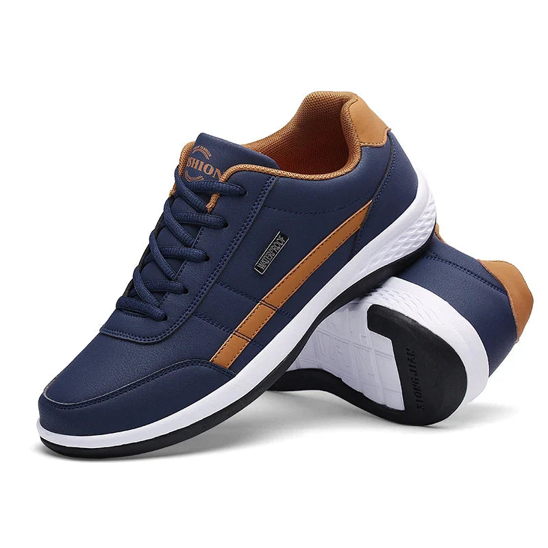 Stylish casual sports sneakers in white with viscose sole technology, designed for the active Kiwi lifestyle