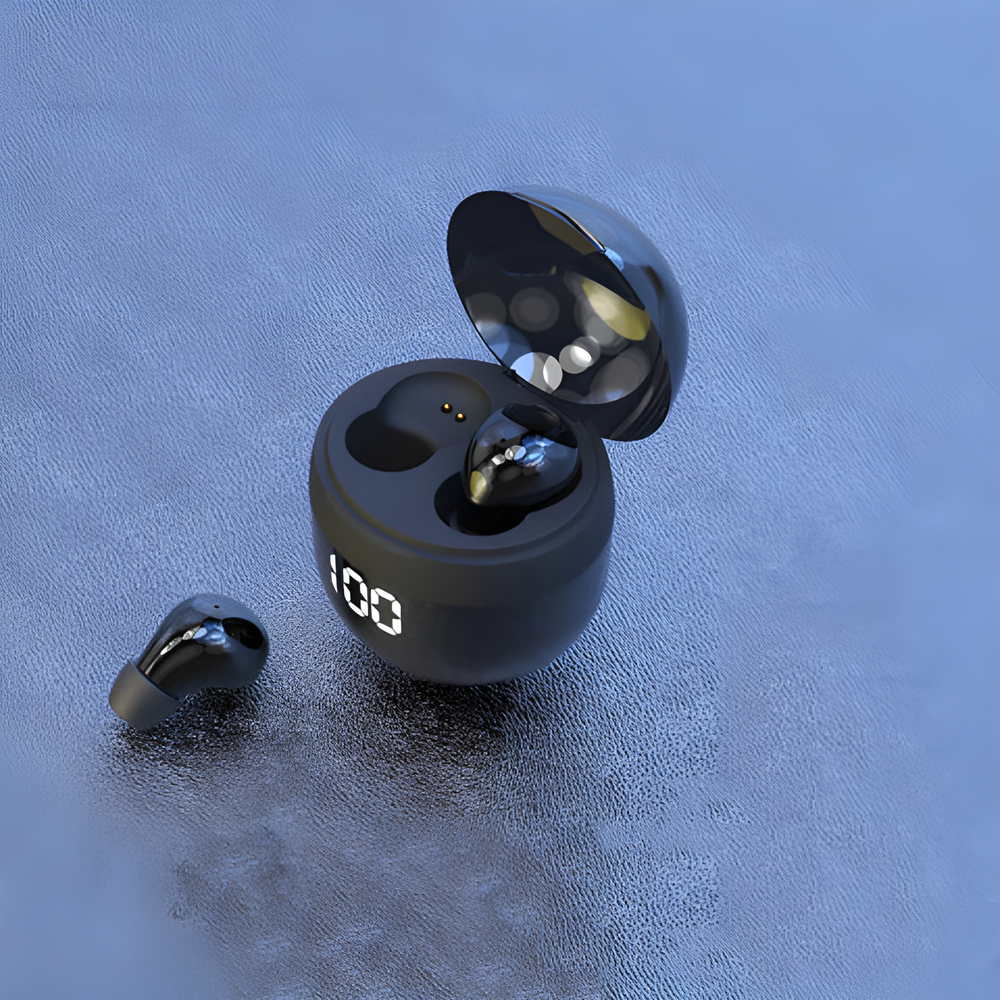 Ultra-lightweight Bluetooth 5.3 Invisible Earbuds with Immersive 6D Surround Sound, Noise Reduction, and Long Battery Life