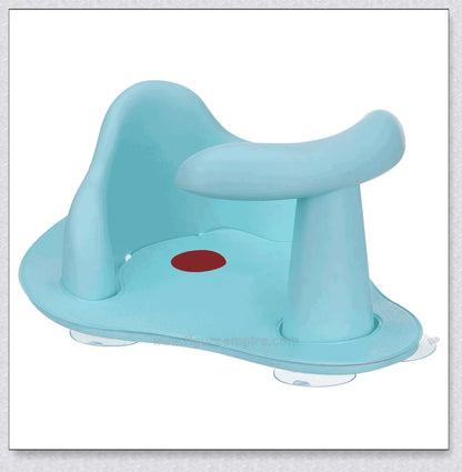 Deluxe Baby Bath Seat with anti-slip suction cups and supportive back and leg rest for a comfortable and secure bathing experience