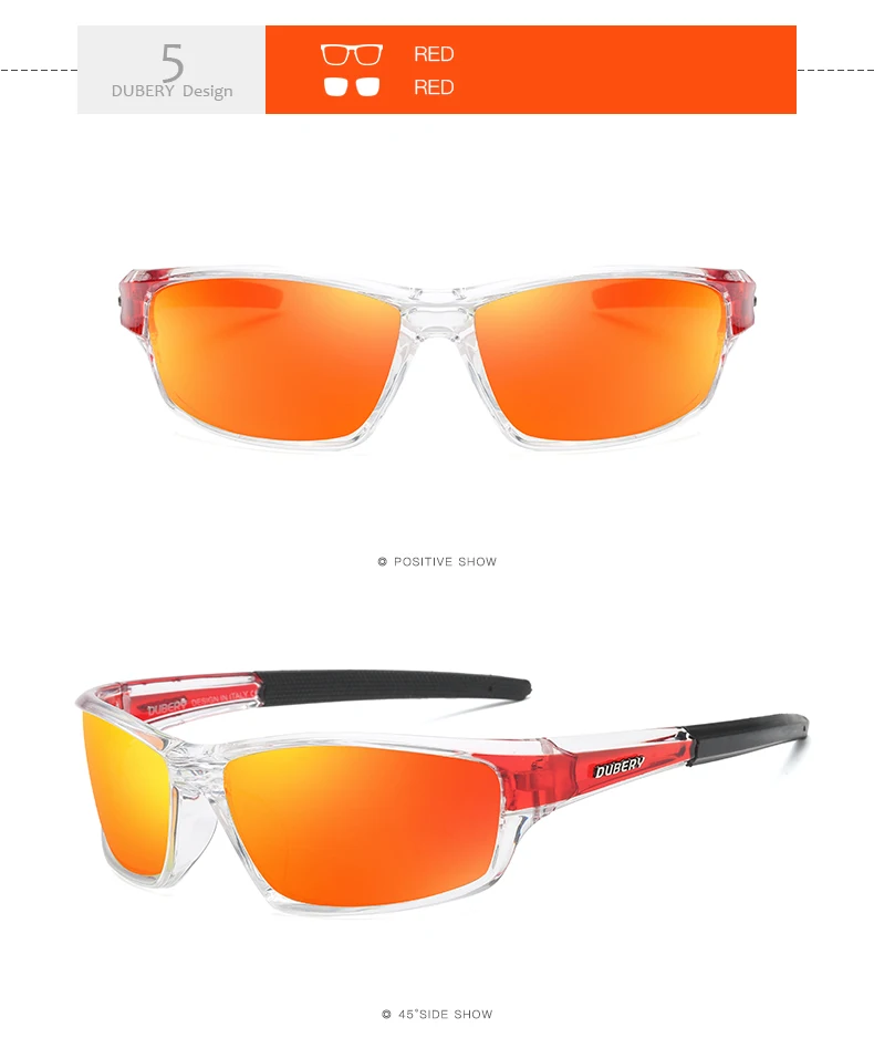 DUBERY Polarised UV400 Sunglasses with lightweight frame, polarised lenses, and UV400 protection for active Kiwi lifestyle