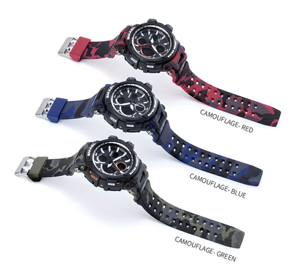 SMAEL Lagoon Edition Waterproof Shockproof Tactical Watch with Camouflage Design