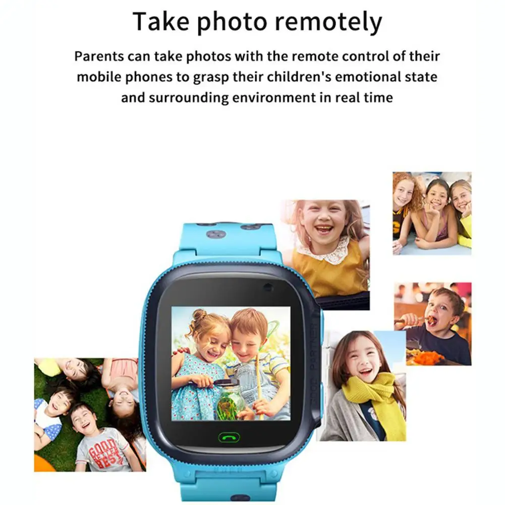 Advanced Kids GPS Smartwatch with GPS Tracking, SOS, and Waterproof Design for Active Kiwi Children