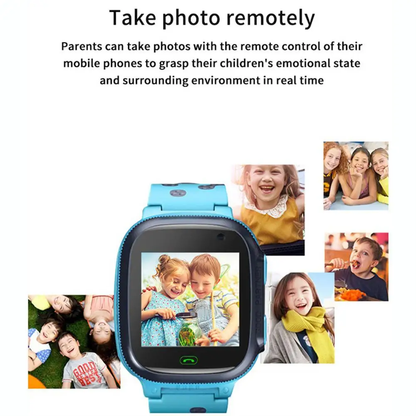 Advanced Kids GPS Smartwatch with GPS Tracking, SOS, and Waterproof Design for Active Kiwi Children