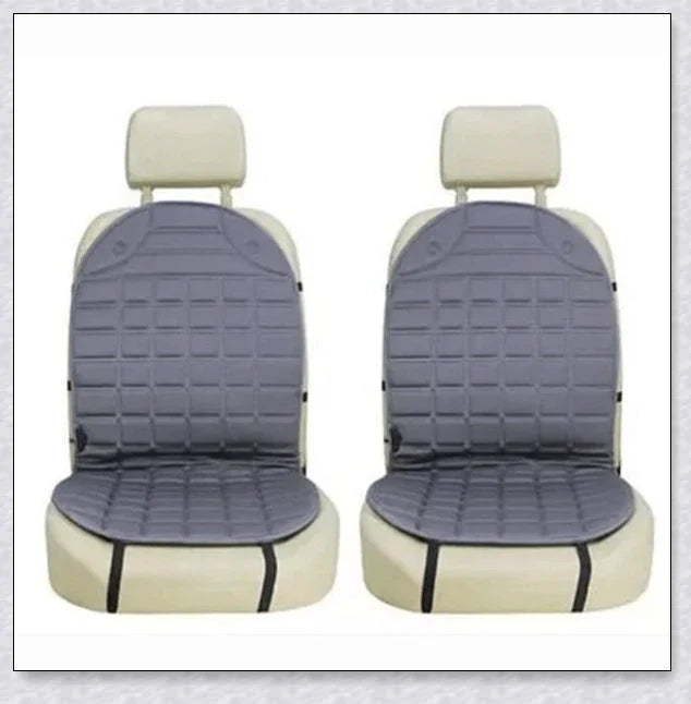 Premium Heated Car Seat Cushion Cover with adjustable temperature settings and ultra-soft polyester surface