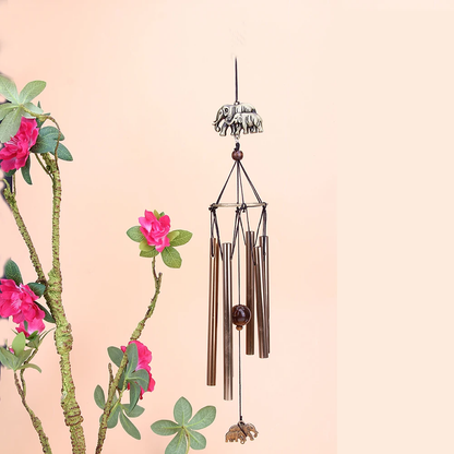 Antique-inspired aluminum wind chimes with a rustic design, producing a calming, melodic sound to enhance relaxation and mindfulness in your Kiwi home or outdoor space.