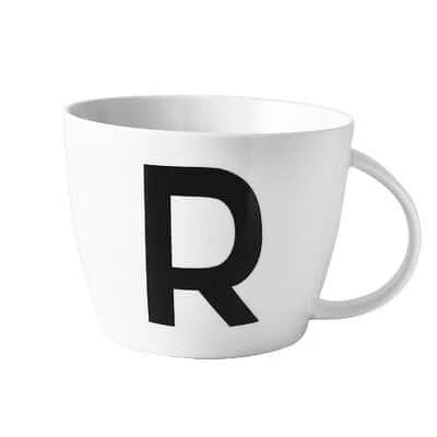 Personalized Initial Ceramic Mug with Sleek Minimalist Design and Eco-Friendly Materials