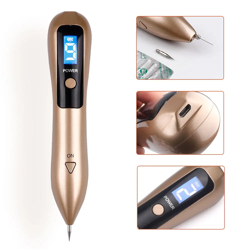 Laser Plasma Pen for Removing Skin Blemishes, Freckles, and Age Spots