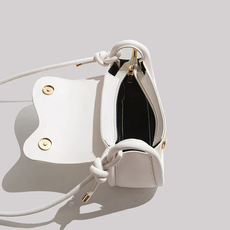 Fashion Personality White Ladies Satchel Bag - a stylish and practical accessory for the modern Kiwi woman