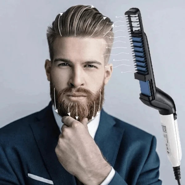 InsBeard Beard Straightener Comb - Easily straighten and groom your Kiwi beard with this premium grooming tool