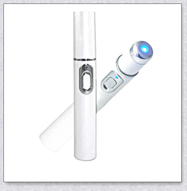 The Spots Removal Pen is a cutting-edge skincare device that uses thermal therapy and blue light to effortlessly banish dark spots, age spots, and other skin blemishes.