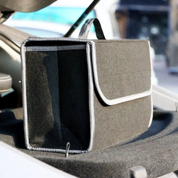 Shopfluxpro NZ Car Storage Box Felt Foldable Car Storage Bag