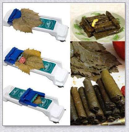 Easy Roll-Up Vegetable and Meat Roller for making homemade dolmades, spring rolls, and other rolled appetizers