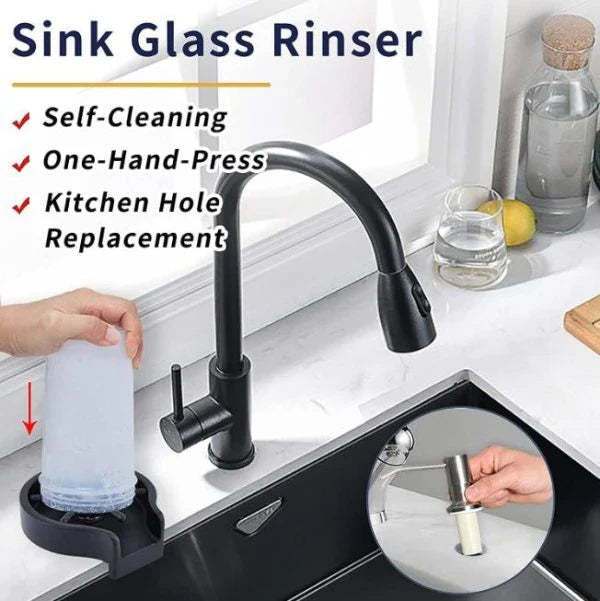 Enovo Glass Rinser - Automatic Sink Cup and Bottle Washer for Kitchen and Bar in New Zealand