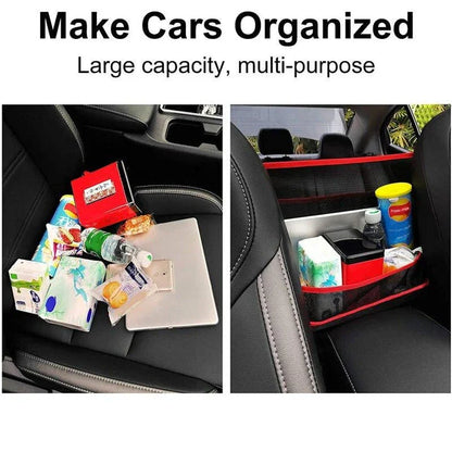 Car Seat Storage and Safety Net - Multi-Functional Organiser and Pet Barrier