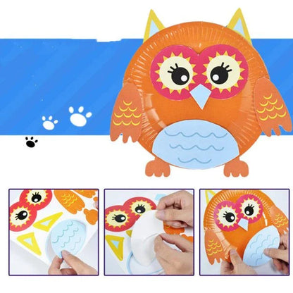 Adorable animal paper plate craft kit for Kiwi kids, featuring eco-friendly materials and vibrant designs to spark creativity