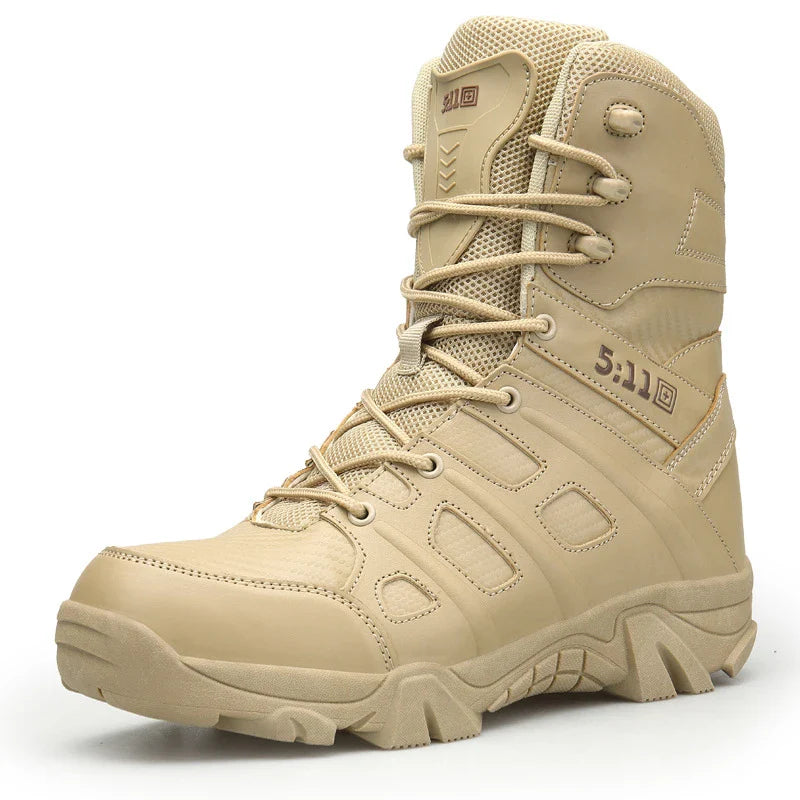 Rugged outdoor adventure boots with durable microfiber leather construction and slip-resistant soles for Kiwi explorers