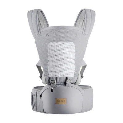 A premium ergonomic baby carrier made with soft, breathable New Zealand cotton for Kiwi parents and their little ones.