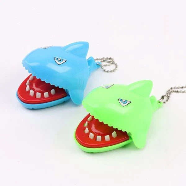 Bite-Tastic Shark Finger Toy - A playful, eco-friendly gadget for interactive family fun